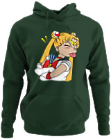 Φούτερ με κουκούλα - Sailor Moon Tongue - Color Thumbnail Κυπαρισσί