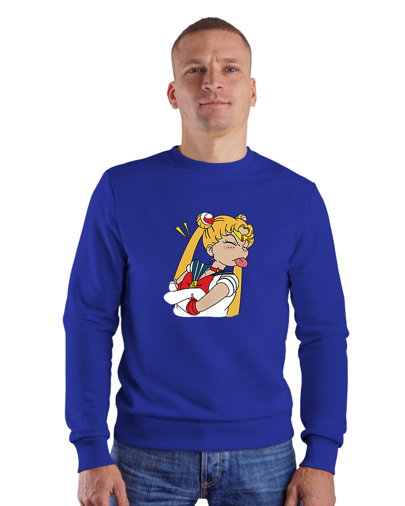 Φούτερ χωρίς κουκούλα Αντρικό - Sailor Moon Tongue - Image 1