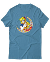 T-Shirt Αντρικό - Sailor Venus - Color Thumbnail Τιρκουάζ