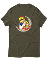 T-Shirt Αντρικό - Sailor Venus - Color Thumbnail Χακί