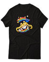 T-Shirt Unisex - Sailormoon Cat - Color Thumbnail Μαύρο