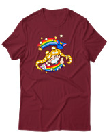 T-Shirt Unisex - Sailormoon Cat - Color Thumbnail Σκούρο Κόκκινο