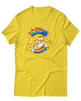 T-Shirt Unisex - Sailormoon Cat - Color Thumbnail Χρυσό Κίτρινο