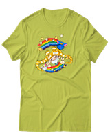 T-Shirt Unisex - Sailormoon Cat - Color Thumbnail Λαχανί