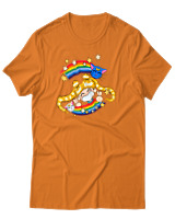 T-Shirt Unisex - Sailormoon Cat - Color Thumbnail Πορτοκαλί