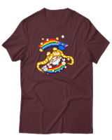 T-Shirt Unisex - Sailormoon Cat - Color Thumbnail Μπορντό
