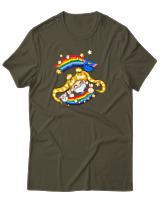 T-Shirt Unisex - Sailormoon Cat - Color Thumbnail Χακί