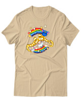 T-Shirt Unisex - Sailormoon Cat - Color Thumbnail Μπεζ