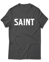 T-Shirt Unisex - Saint - Color Thumbnail Ανθρακί