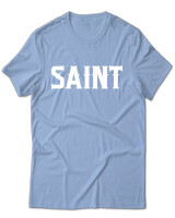 T-Shirt Unisex - Saint - Color Thumbnail Γαλάζιο