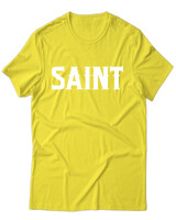 T-Shirt Unisex - Saint - Color Thumbnail Κίτρινο
