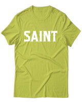 T-Shirt Unisex - Saint - Color Thumbnail Λαχανί