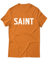 T-Shirt Unisex - Saint - Color Thumbnail Πορτοκαλί