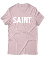 T-Shirt Unisex - Saint - Color Thumbnail Απαλό Ροζ
