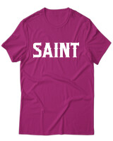 T-Shirt Unisex - Saint - Color Thumbnail Φουξια