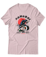 T-Shirt Αντρικό - Samurai - Color Thumbnail Απαλό Ροζ