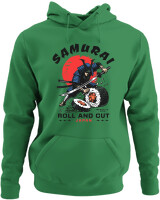 Φούτερ με κουκούλα - Samurai - Color Thumbnail Kelly Green