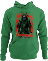 Φούτερ με κουκούλα - Samurai Warrior - Color Thumbnail Kelly Green