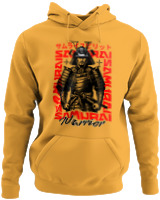 Φούτερ με κουκούλα - Samurai Warrior - Color Thumbnail Κίτρινο Χρυσό