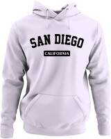Φούτερ με κουκούλα - San Diego California - Color Thumbnail Λιλά