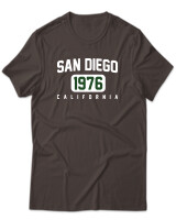 T-Shirt Unisex - San Diego - Color Thumbnail Καφέ