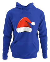 Φούτερ με κουκούλα Αντρικό - Santa's Hat - Color Thumbnail Μπλε Ρουά