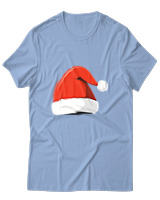 T-Shirt Αντρικό - Santa's Hat - Color Thumbnail Γαλάζιο