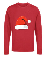 Μακρυμάνικο Μακό Αντρικό - Santa's Hat - Color Thumbnail Κόκκινο
