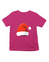 T-Shirt  Παιδικό - Santa's Hat - Color Thumbnail Φουξια
