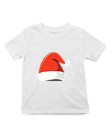 T-Shirt  Παιδικό - Santa's Hat - Color Thumbnail 'Ασπρο