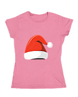 Κοριτσίστικο Κοντομανικο Παιδικό - Santa's Hat - Color Thumbnail Ροζ