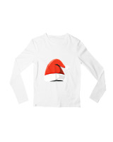 Μακρυμάνικο Μακό Παιδικό - Santa's Hat - Color Thumbnail 'Ασπρο