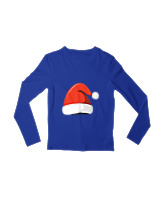 Μακρυμάνικο Μακό Παιδικό - Santa's Hat - Color Thumbnail Μπλε Ρουά