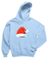 Φούτερ με κουκούλα Παιδικό - Santa's Hat - Color Thumbnail Γαλάζιο