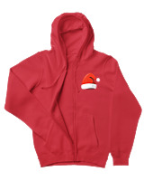 Ζακέτα Φούτερ με κουκούλα Αντρικό - Santa's Hat - Color Thumbnail Κόκκινο