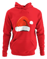 Φούτερ με κουκούλα Γυναικείο - Santa's Hat - Color Thumbnail Κόκκινο