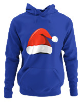 Φούτερ με κουκούλα Γυναικείο - Santa's Hat - Color Thumbnail Μπλε Ρουά