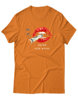 T-Shirt Αντρικό - Sassy With Money - Color Thumbnail Πορτοκαλί