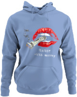 Φούτερ με κουκούλα - Sassy With Money - Color Thumbnail Blue Carolina