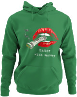Φούτερ με κουκούλα - Sassy With Money - Color Thumbnail Kelly Green