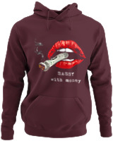Φούτερ με κουκούλα - Sassy With Money - Color Thumbnail Marron