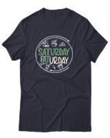 T-Shirt Αντρικό - Saturday Fatday - Color Thumbnail Σκούρο Μπλε