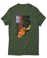 T-Shirt Αντρικό - Savage - Color Thumbnail Κυπαρισσί