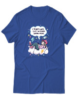 T-Shirt Αντρικό - Saving Mode - Color Thumbnail Μπλε Ρουά