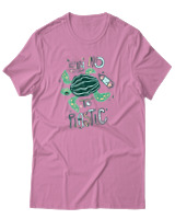 T-Shirt Αντρικό - Say No To Plastic - Color Thumbnail Ροζ