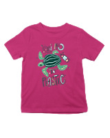T-Shirt  Παιδικό - Say No To Plastic - Color Thumbnail Φουξια