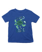 T-Shirt  Παιδικό - Say No To Plastic - Color Thumbnail Μπλε Ρουά