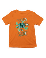 T-Shirt  Παιδικό - Say No To Plastic - Color Thumbnail Πορτοκαλί