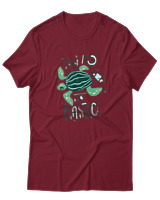 T-Shirt  Γυναικείο - Say No To Plastic - Color Thumbnail Σκούρο Κόκκινο