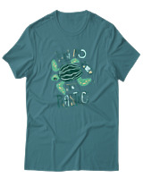 T-Shirt  Γυναικείο - Say No To Plastic - Color Thumbnail Μπλέ Πράσινο